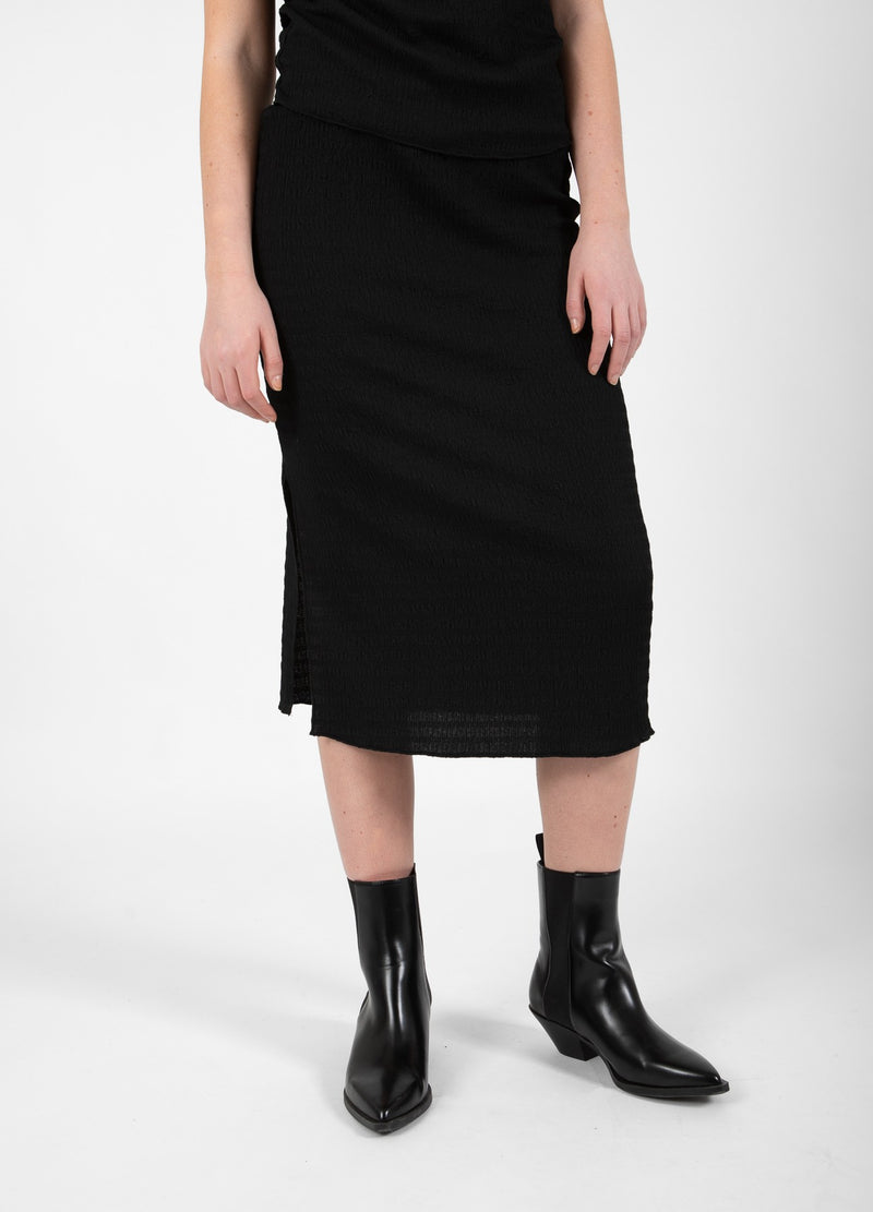 CC Heart CC HEART KORA KJOL M SLITS Skirt Black - 100
