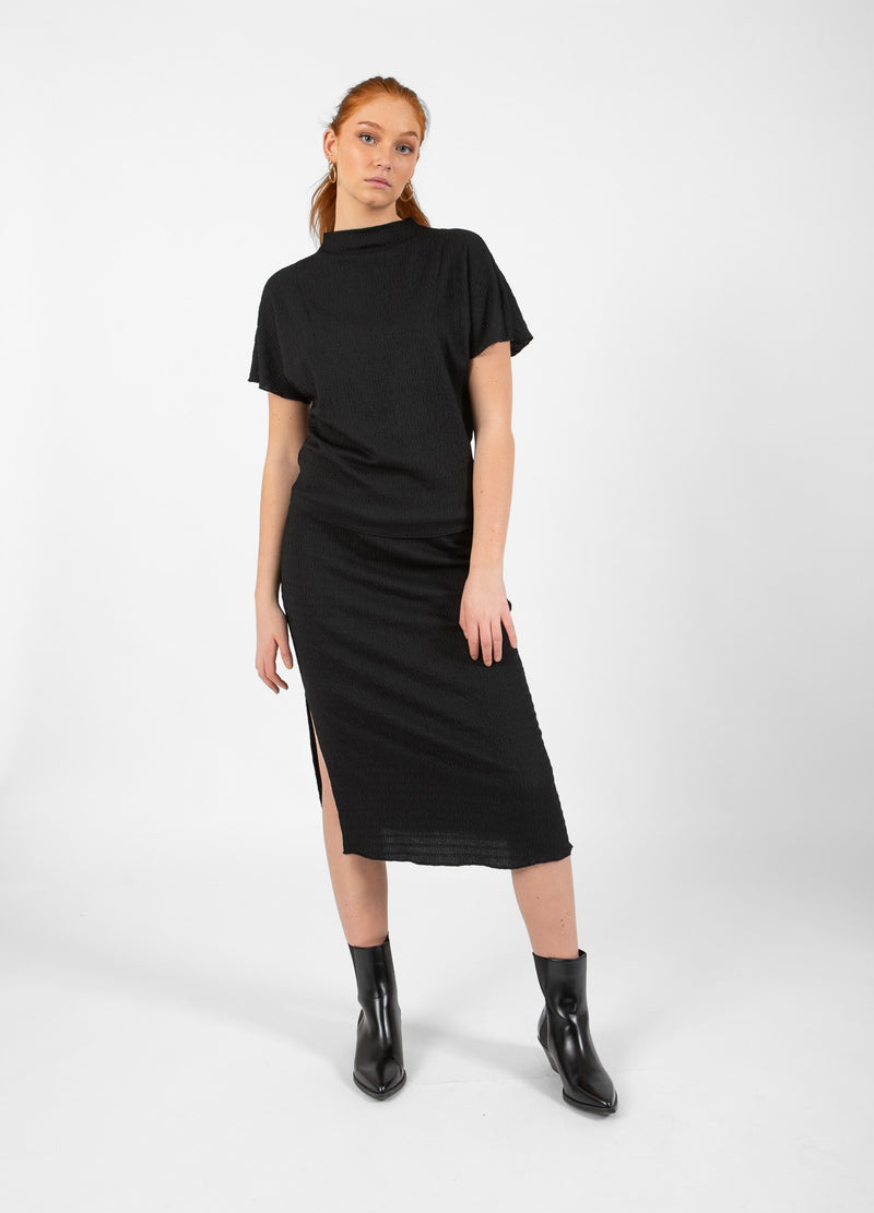 CC Heart CC HEART KORA KJOL M SLITS Skirt Black - 100
