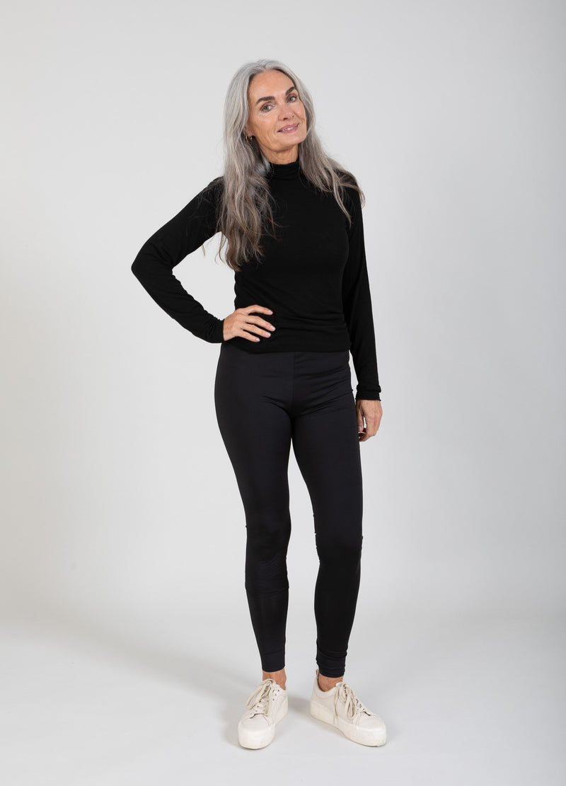 CC Heart CC HEART LANA RULLKRAGEN Knitwear Black - 100