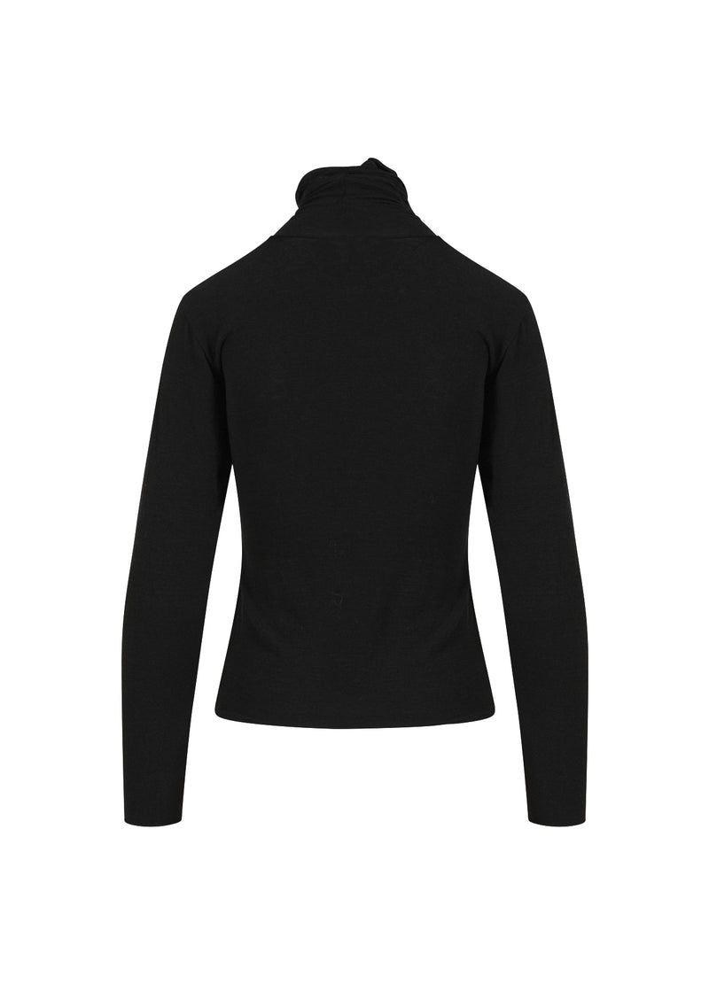 CC Heart CC HEART LANA RULLKRAGEN Knitwear Black - 100
