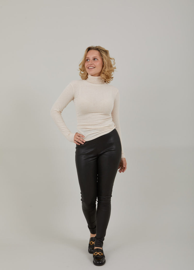CC Heart CC HEART LANA RULLKRAGEN Knitwear Creme - 364