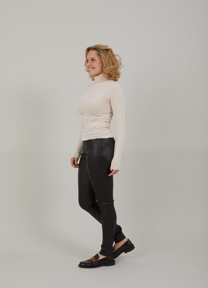 CC Heart CC HEART LANA RULLKRAGEN Knitwear Creme - 364