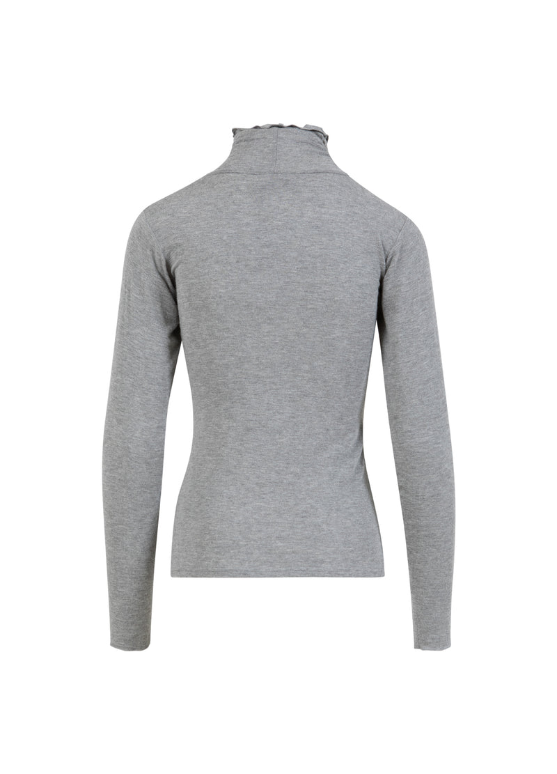 CC Heart CC HEART LANA RULLKRAGEN Knitwear Grey melange - 142