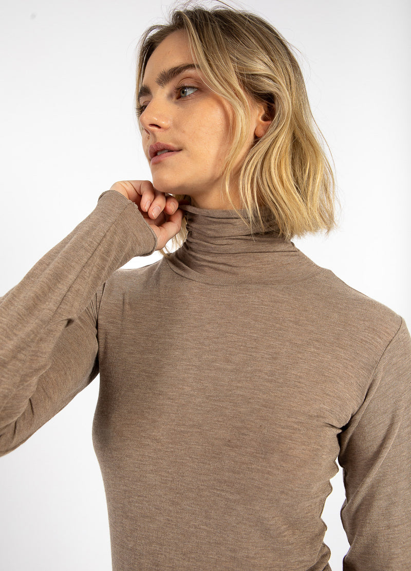 CC Heart CC HEART LANA RULLKRAGEN Knitwear Hazel melange - 372