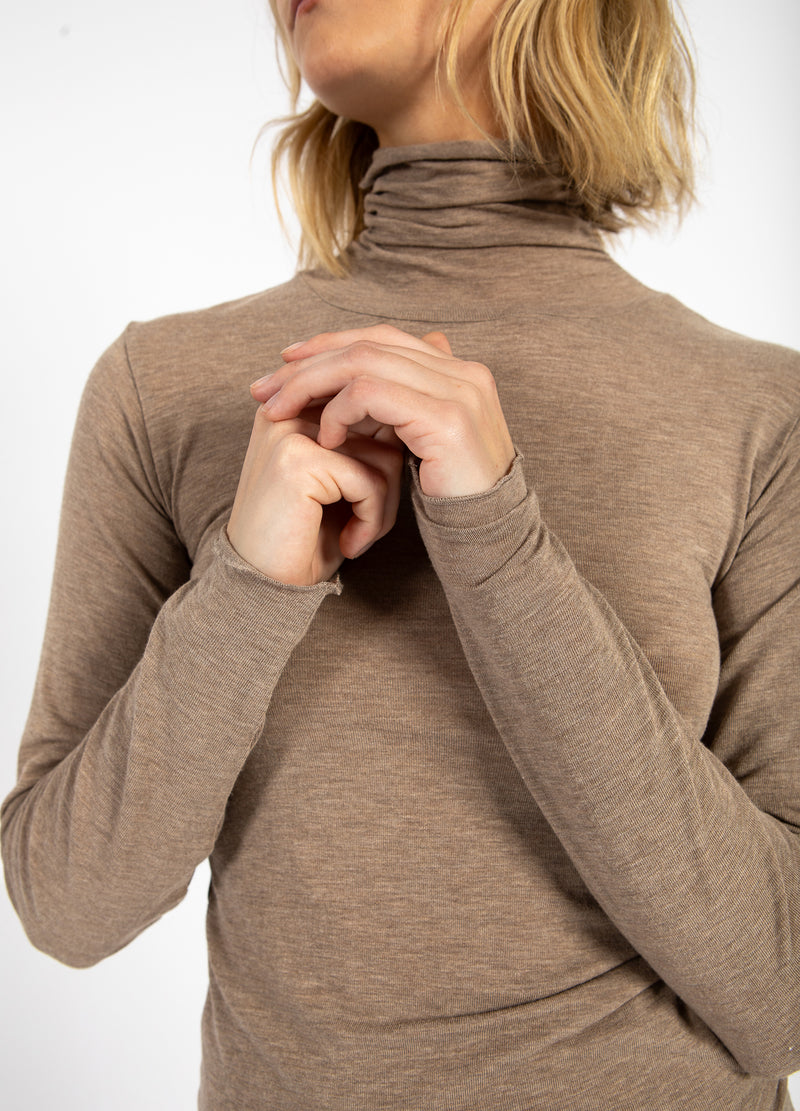 CC Heart CC HEART LANA RULLKRAGEN Knitwear Hazel melange - 372