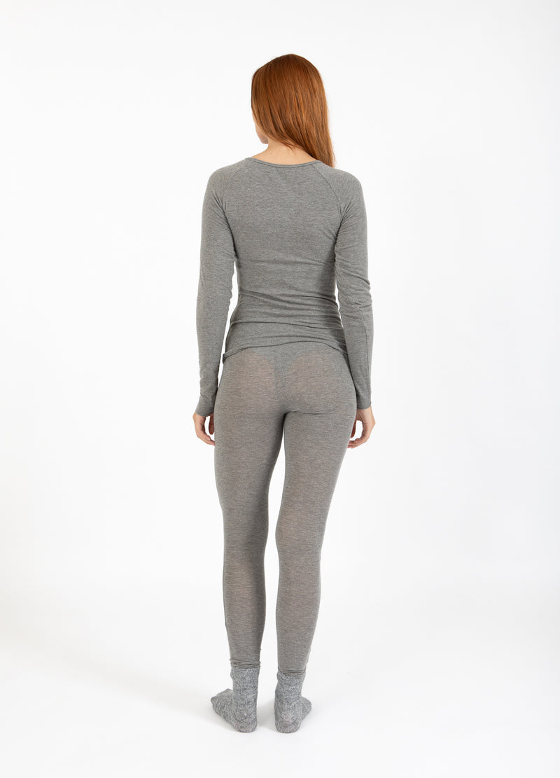 CC Heart CC HEART LANA STICKAD MED LÅNGA ÄRMAR Knitwear Grey melange - 142