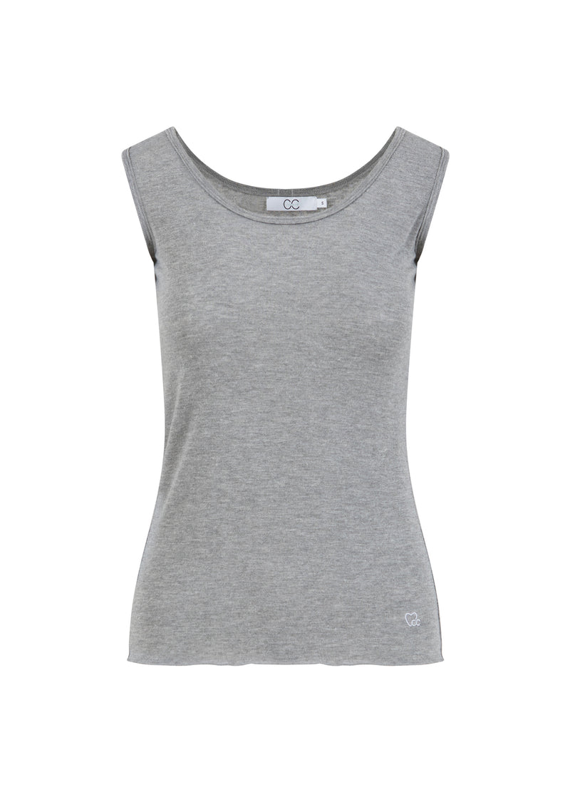 CC Heart CC HEART LANA ULL TANKTOPP Shirt/Blouse Grey melange - 142