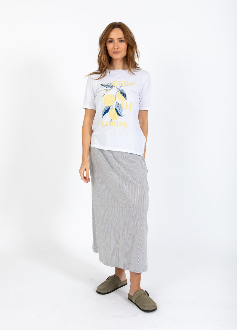 CC Heart CC HEART LEMON TEE - MITTERSTA ÄRMEN T-Shirt White - 200