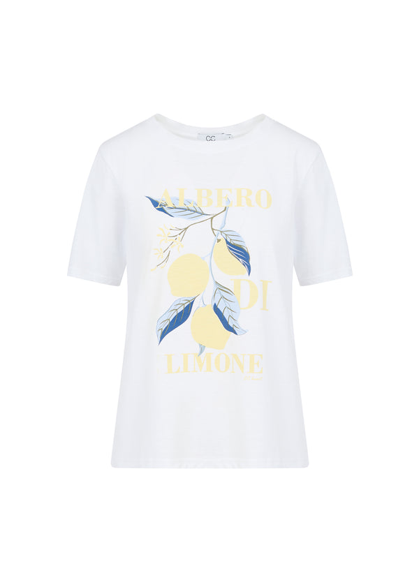 CC Heart CC HEART LEMON TEE - MITTERSTA ÄRMEN T-Shirt White - 200
