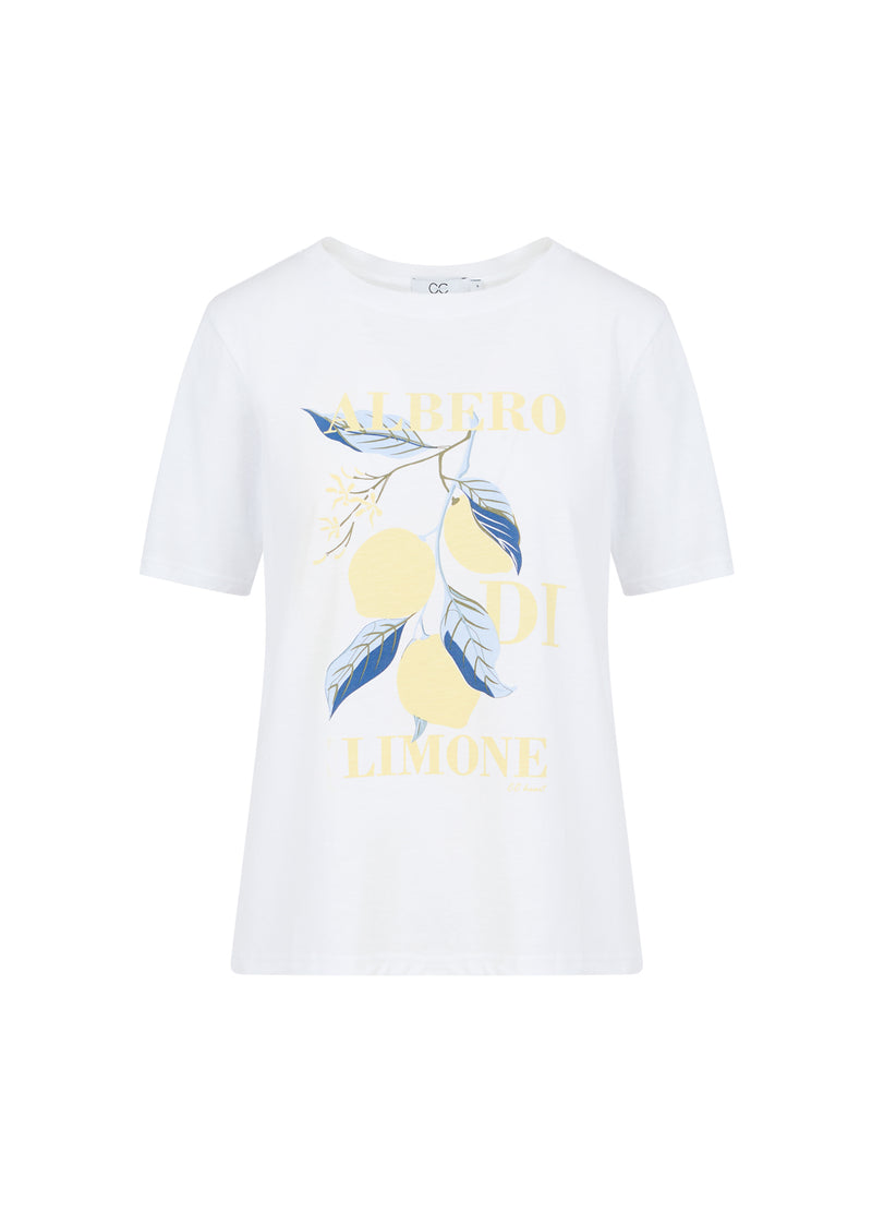 CC Heart CC HEART LEMON TEE - MITTERSTA ÄRMEN T-Shirt White - 200