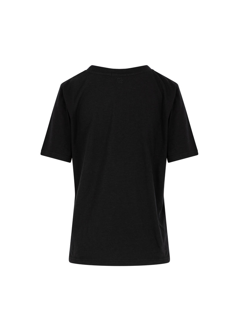 CC Heart CC HEART LITEN BOW TEE T-Shirt Black - 100