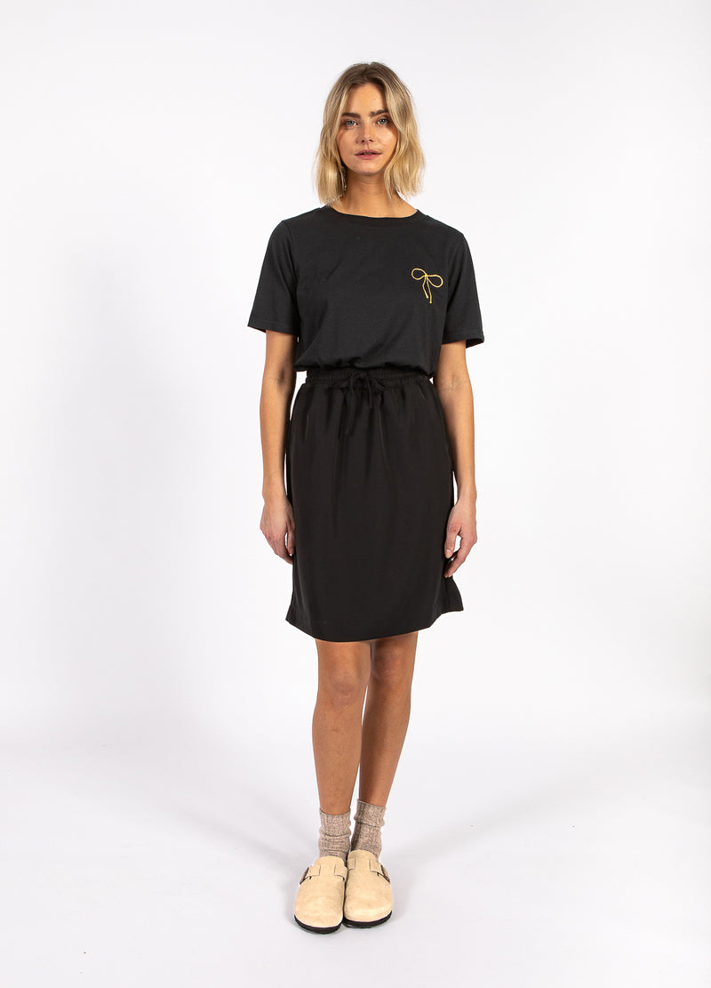 CC Heart CC HEART LITEN BOW TEE T-Shirt Black - 100