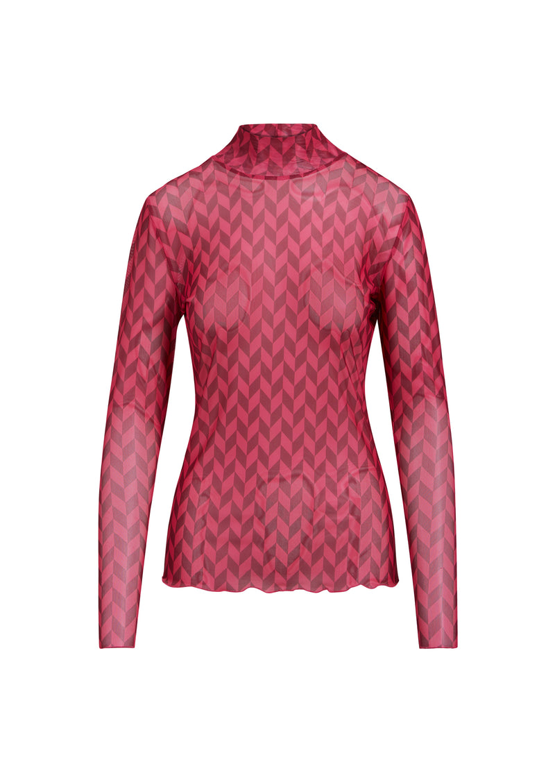 CC Heart  CC HEART MESH TOPP Shirt/Blouse Pink/bordeaux Square - 913