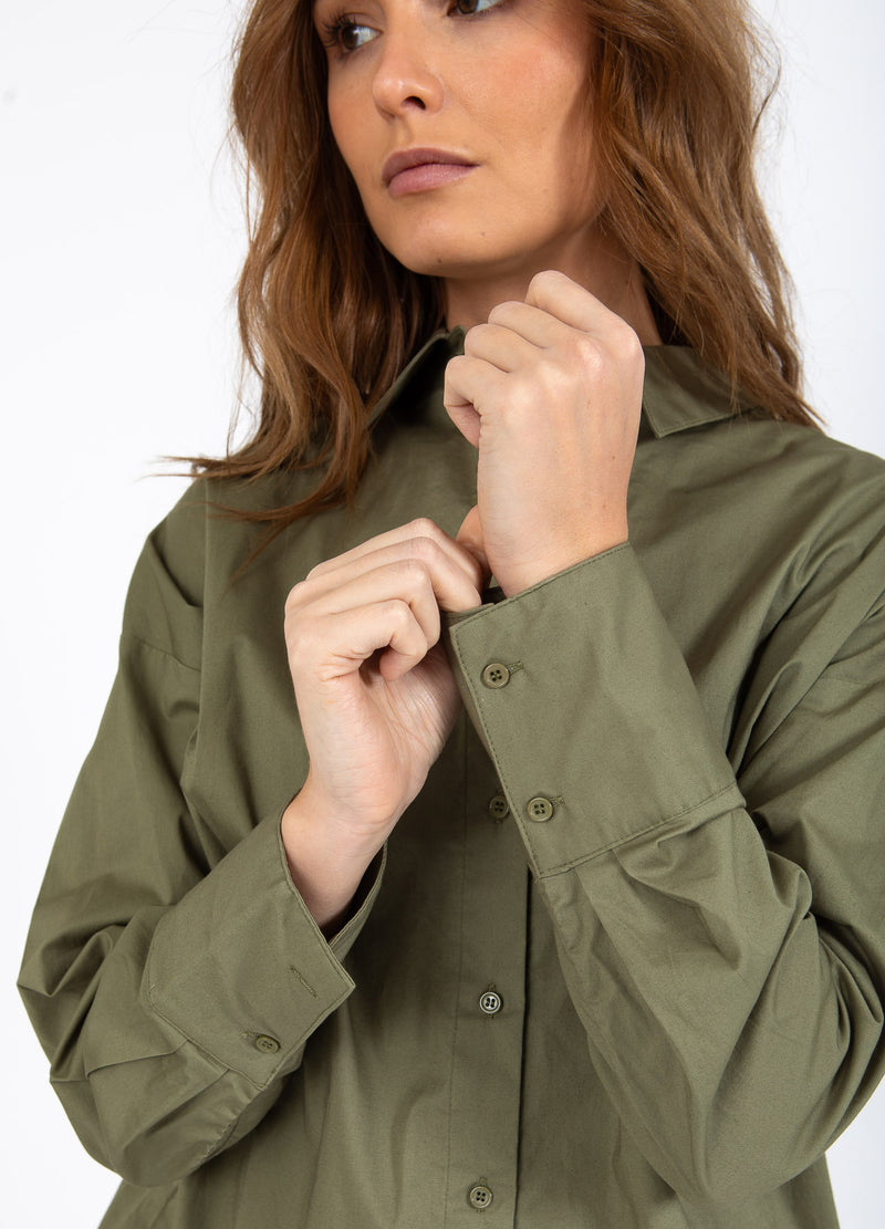 CC Heart CC HEART MILLIE SOLID LÖST SKJORTA Shirt/Blouse Khaki - 467