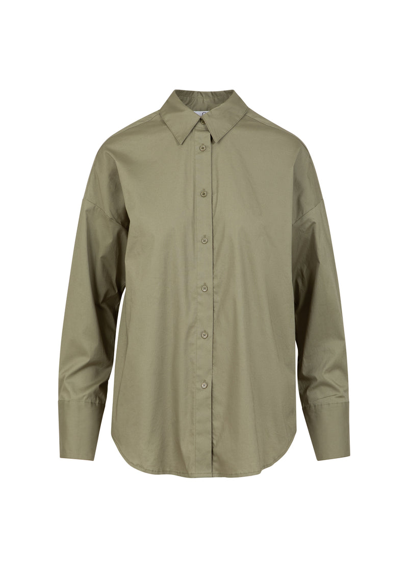 CC Heart CC HEART MILLIE SOLID LÖST SKJORTA Shirt/Blouse Khaki - 467