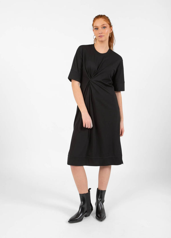 CC Heart CC HEART NOLA DRAPERAD JERSEY KLÄNNING Dress Black - 100