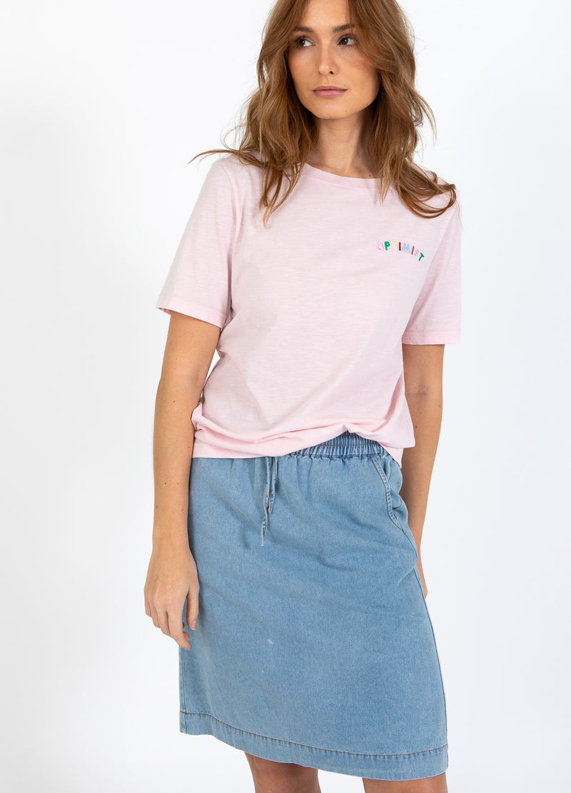 CC Heart CC HEART OPTIMIST T-TRÖJA - MITTERÄRMAR T-Shirt Daisy Pink - 600