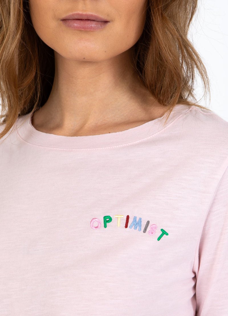 CC Heart CC HEART OPTIMIST T-TRÖJA - MITTERÄRMAR T-Shirt Daisy Pink - 600