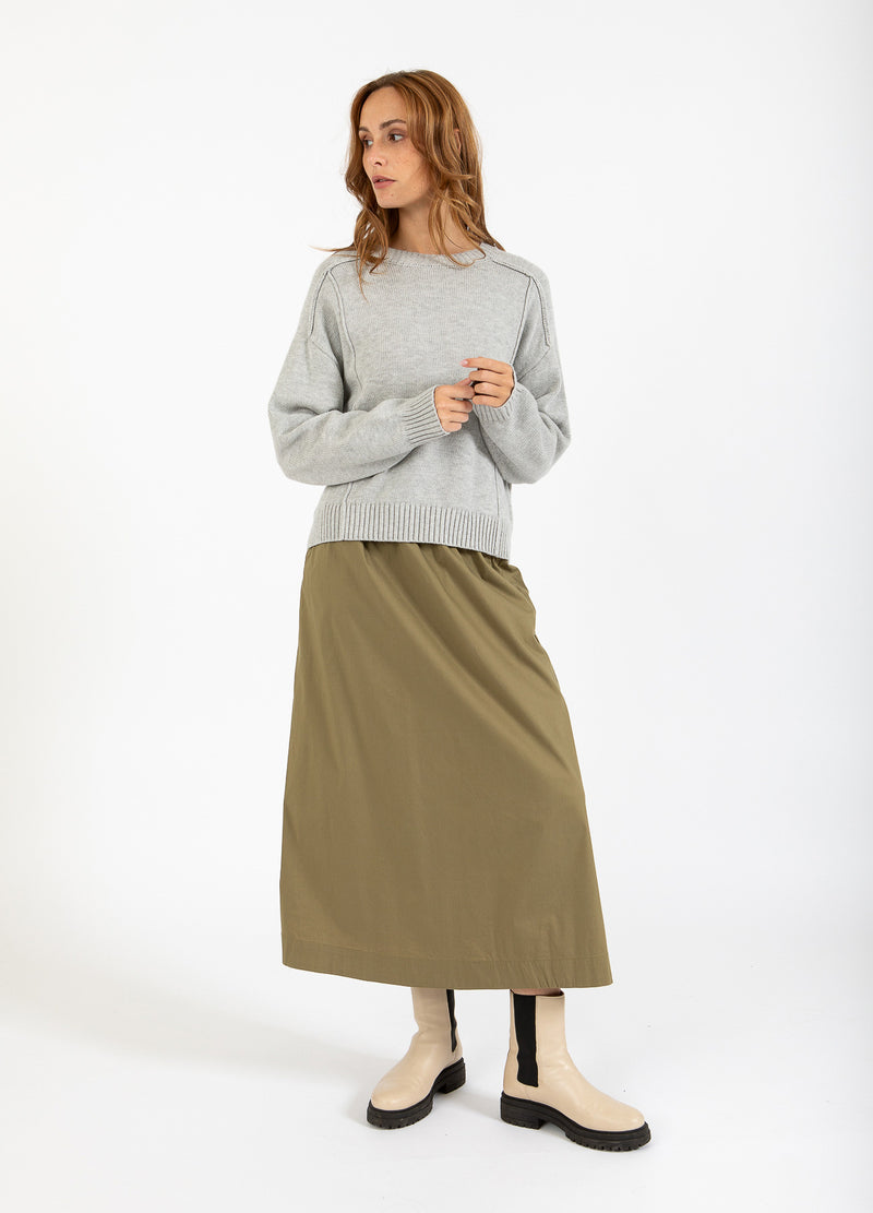 CC Heart CC HEART PHOEBE LÅNG KJOL Skirt Sand olive - 406