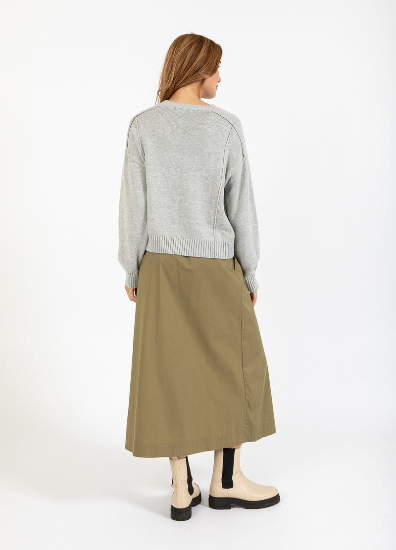 CC Heart CC HEART PHOEBE LÅNG KJOL Skirt Sand olive - 406