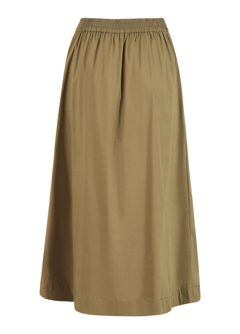 CC Heart CC HEART PHOEBE LÅNG KJOL Skirt Sand olive - 406