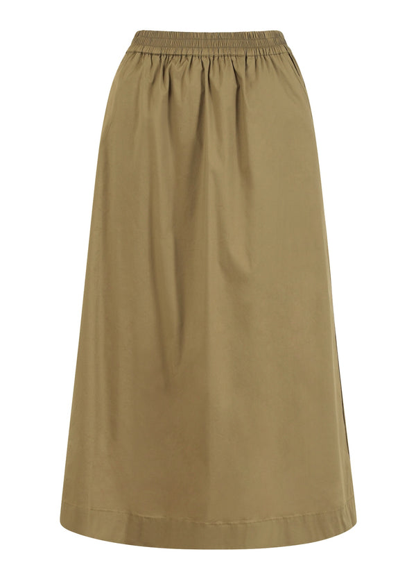 CC Heart CC HEART PHOEBE LÅNG KJOL Skirt Sand olive - 406