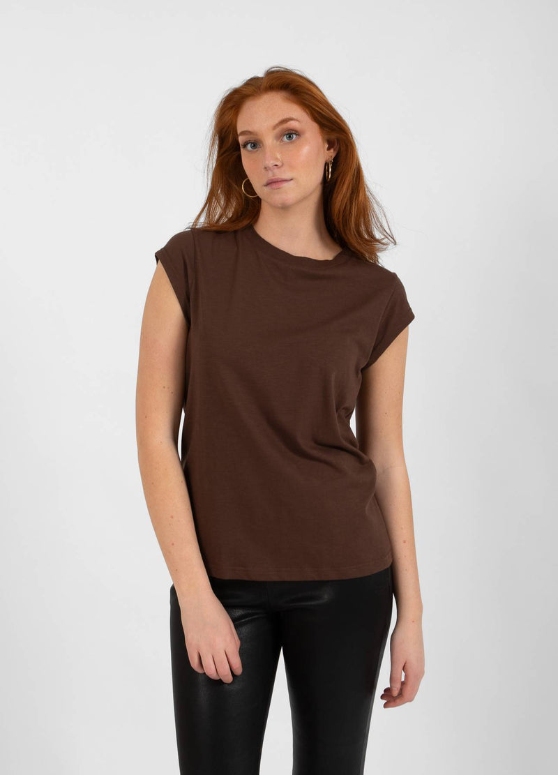 CC Heart CC HEART REGULJÄR T-SHIRT T-Shirt Chocolate nut - 389