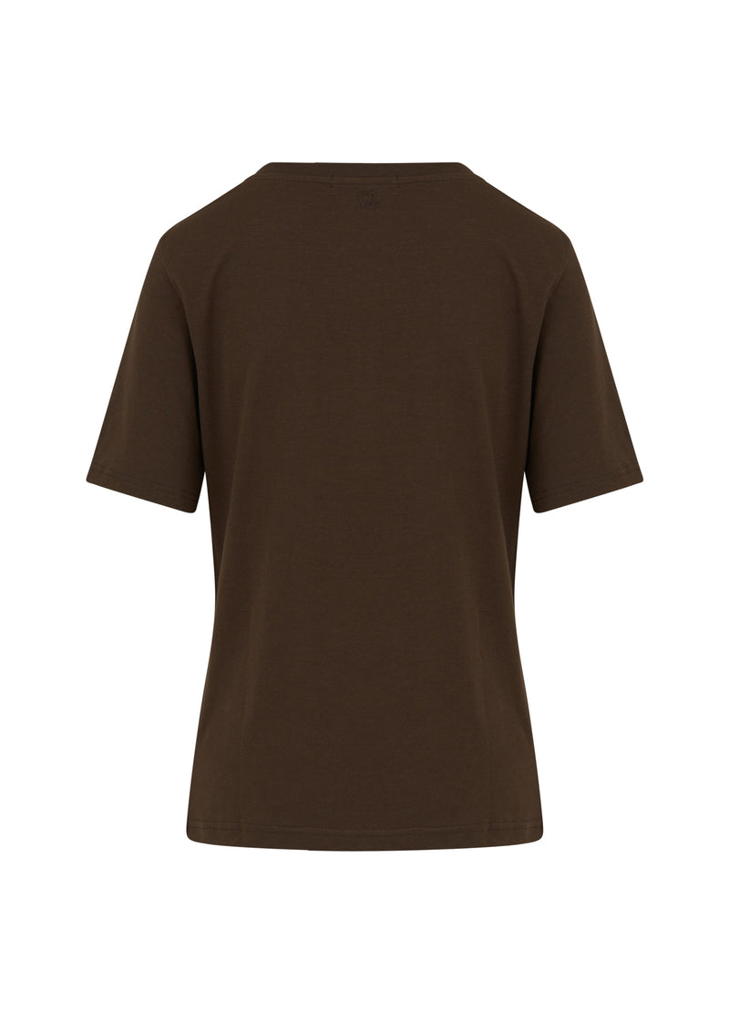 CC Heart CC HEART REGULJÄR T-SHIRT T-Shirt Chocolate nut - 389