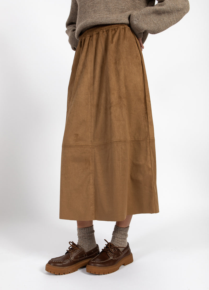 CC Heart CC HEART ROMY LÅNG KJOL Skirt Golden brown - 792