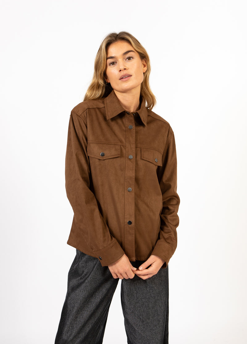 CC Heart CC HEART ROMY SKJORTA JACKA Outerwear Chocolate brown - 349