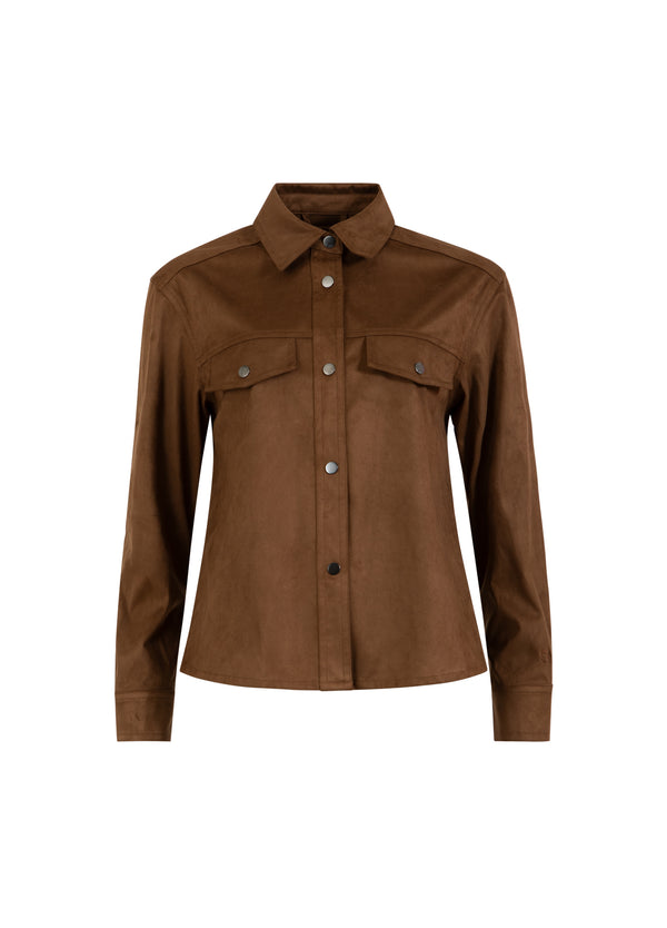 CC Heart CC HEART ROMY SKJORTA JACKA Outerwear Chocolate brown - 349