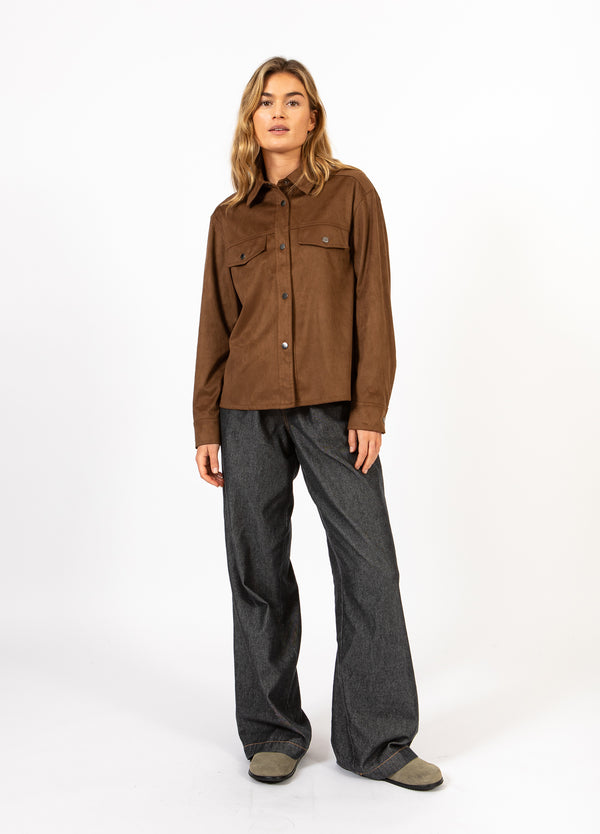CC Heart CC HEART ROMY SKJORTA JACKA Outerwear Chocolate brown - 349