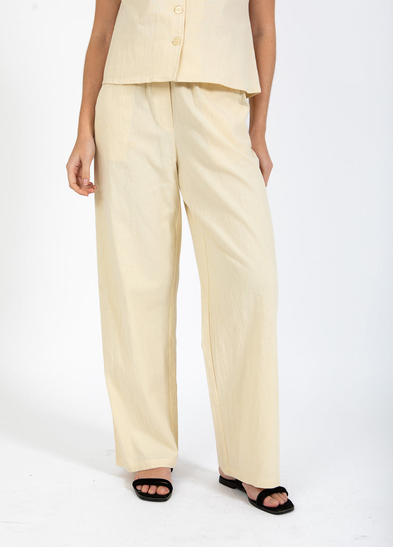 CC Heart CC HEART SCOUT BYXOR I LINNE-LOOK Pants Light honey - 790