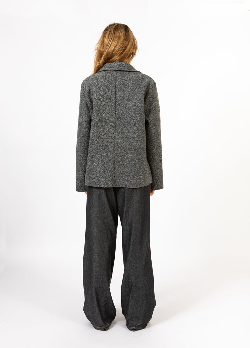 CC Heart CC HEART SIENNA BOUCLE JACKA Outerwear Dark Grey - 101