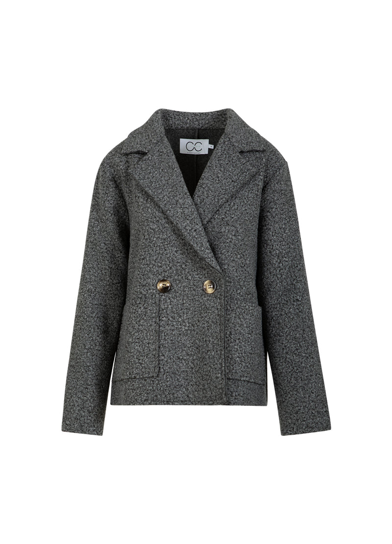 CC Heart CC HEART SIENNA BOUCLE JACKA Outerwear Dark Grey - 101