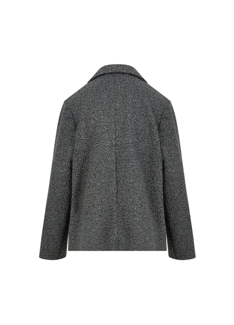 CC Heart CC HEART SIENNA BOUCLE JACKA Outerwear Dark Grey - 101