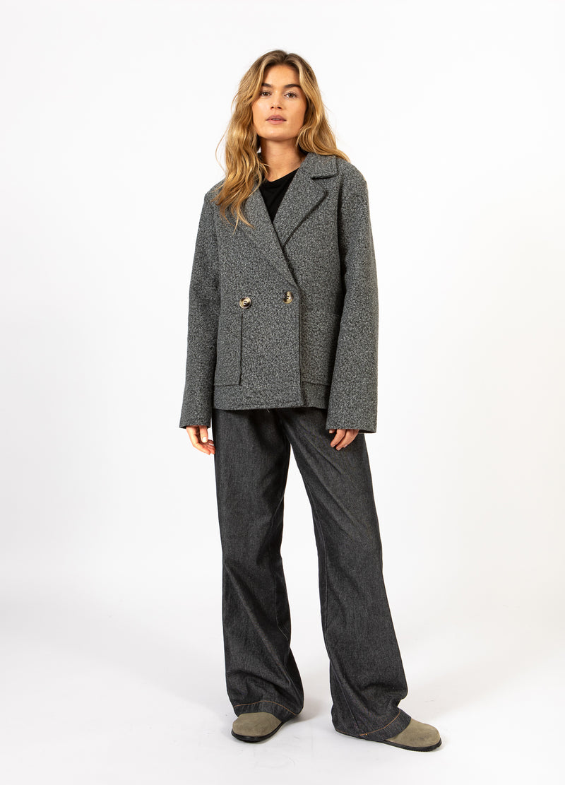 CC Heart CC HEART SIENNA BOUCLE JACKA Outerwear Dark Grey - 101