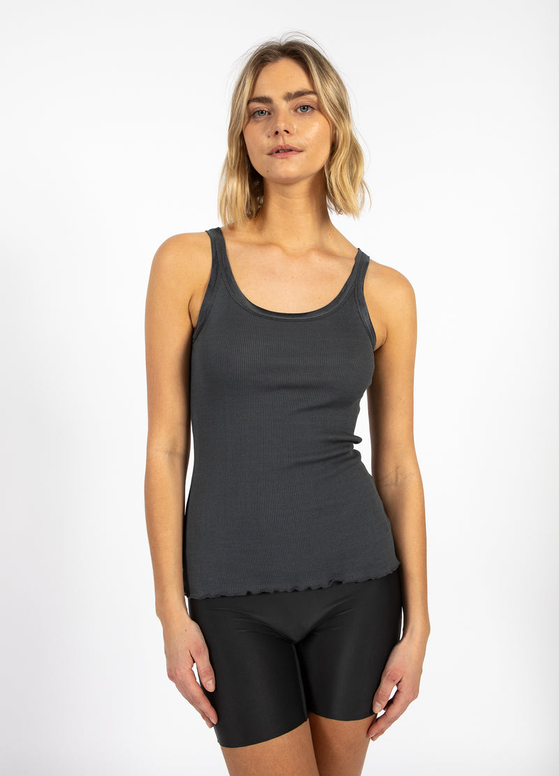 CC Heart CC HEART SILK-TOP Top - Short sleeve Dark Stone Grey - 149