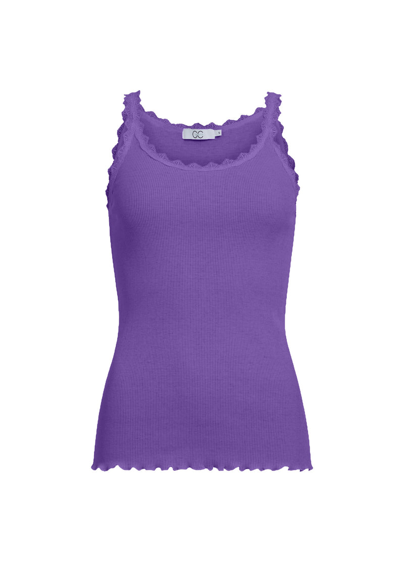 CC Heart CC HEART SIDEN-TOP MED SPETS Top - Short sleeve Warm purple - 803