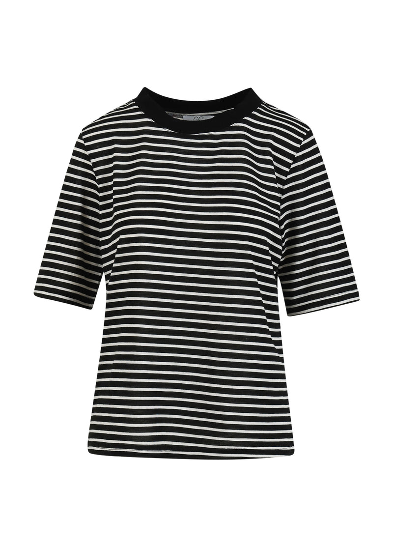 CC Heart CC HEART SILLA RANDIG KORTÄRMAD T-SHIRT T-Shirt Black/off white stripes - 105