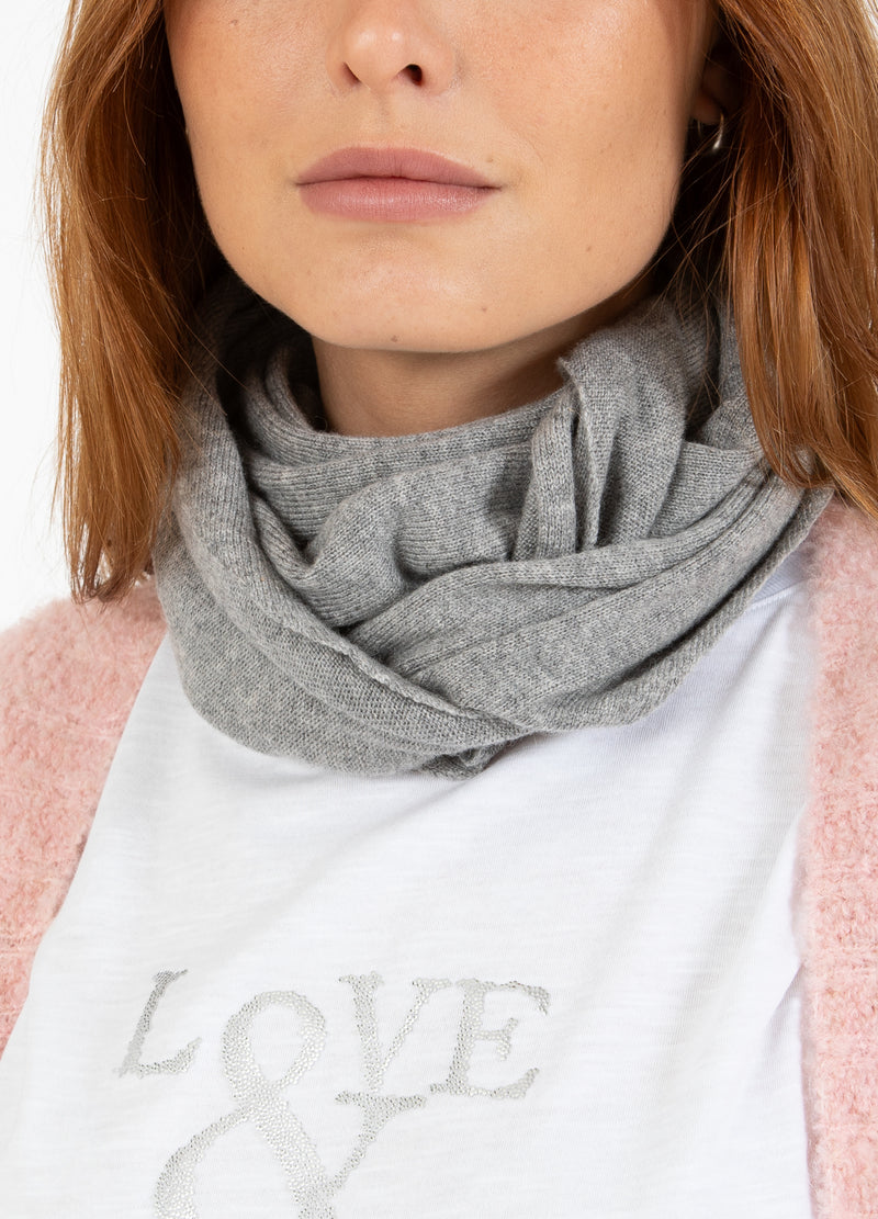 CC Heart CC HEART SOFT TRIANGEL SJAL Accessories Grey melange - 142