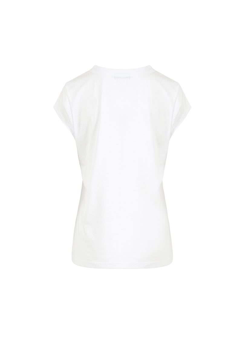 CC Heart CC HEART SOLEIL TEE - CAP ÄRMAR T-Shirt White - 200