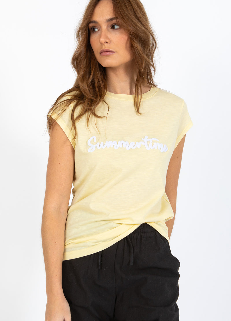CC Heart CC HEART SOMMAR T-SHIRT - KAPTÄRM T-Shirt Light honey - 790