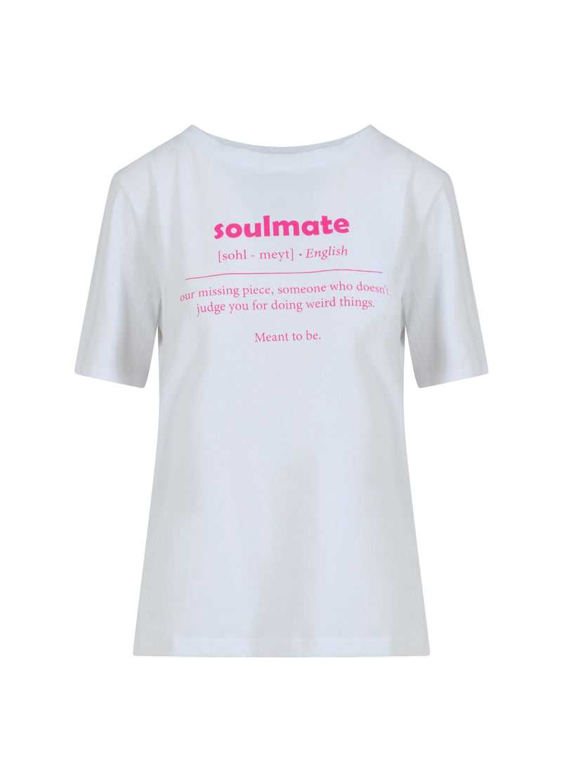 CC Heart CC HEART SOULMATE T-SHIRT - MELLANÄRM T-Shirt White - 200