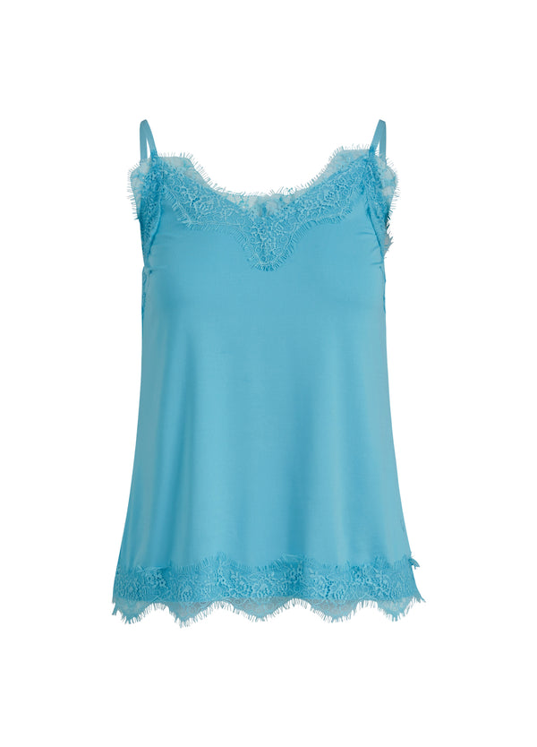 CC Heart CC HEART SPITZENTOP Top - Short sleeve Blue lagune - 518