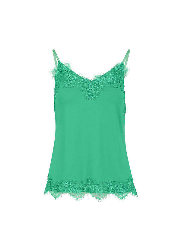 CC Heart CC HEART SPITZENTOP Top - Short sleeve Emerald green - 402