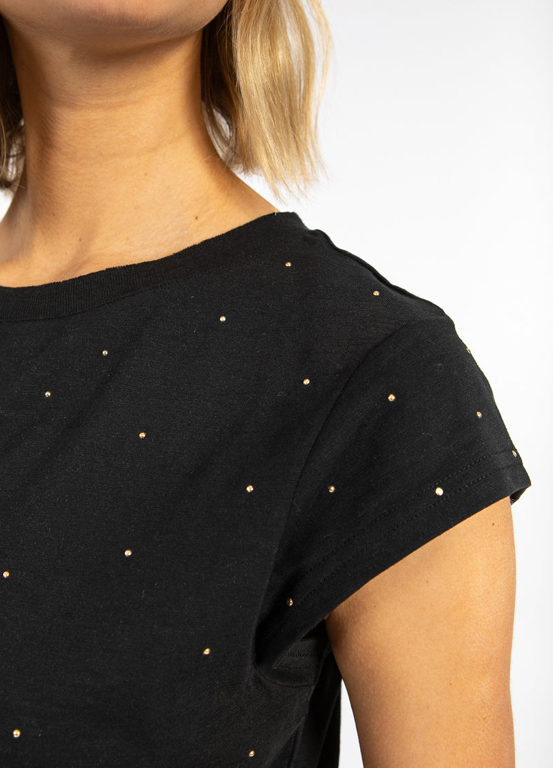 CC Heart CC HEART STUD TEE T-Shirt Black - 100