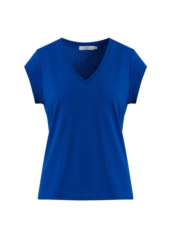 CC Heart CC HEART T-SHIRT MED V-HALT T-Shirt Electric blue - 578