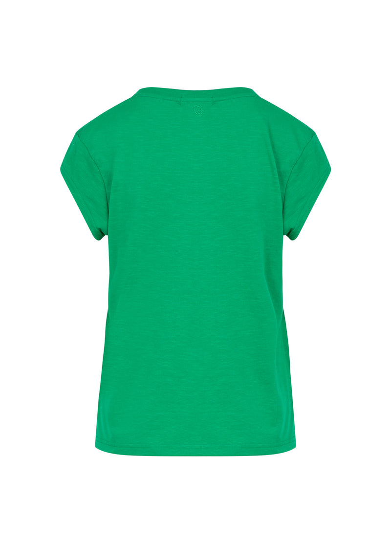 CC Heart CC HEART T-SHIRT MED V-HALT T-Shirt Emerald green - 402