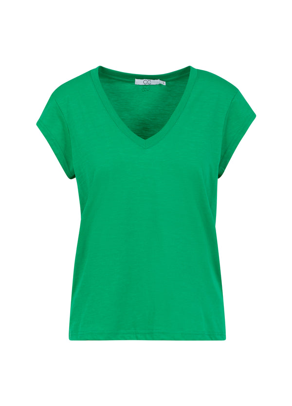 CC Heart CC HEART T-SHIRT MED V-HALT T-Shirt Emerald green - 402